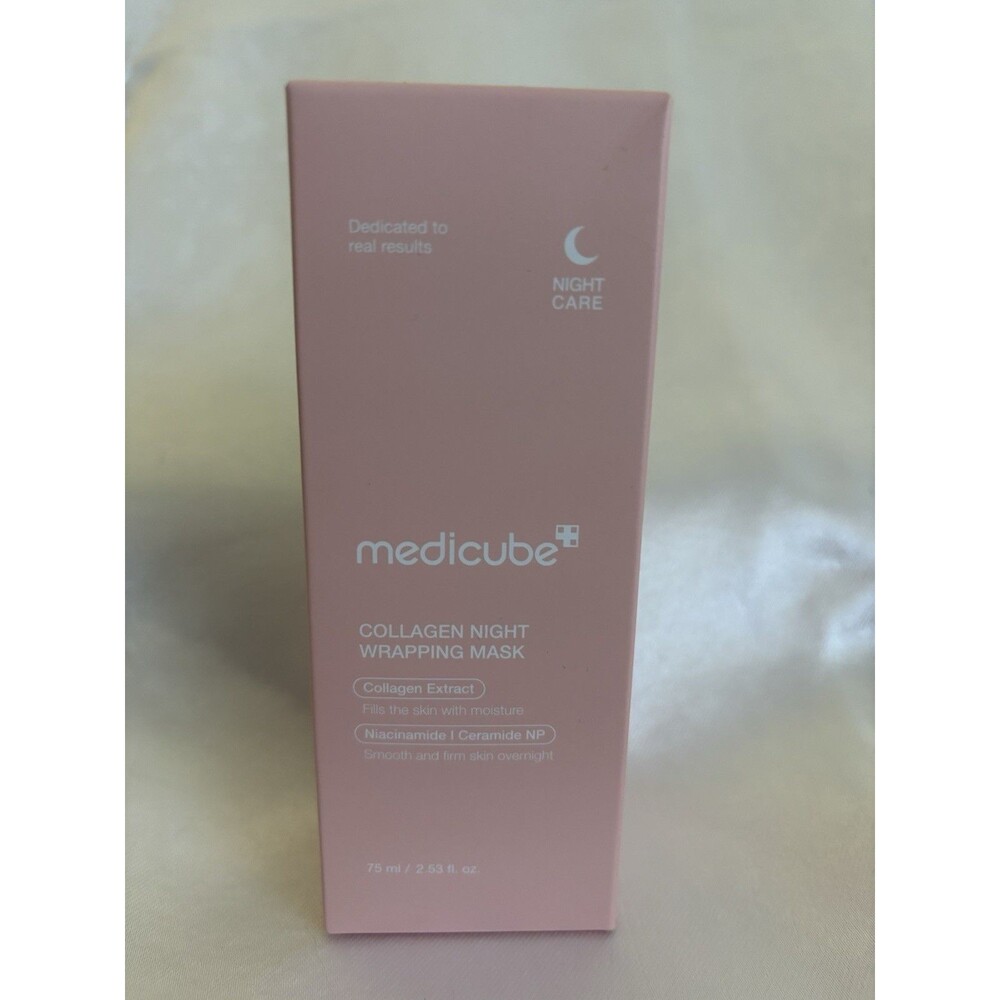 MEDICUBE Collagen Night Wrapping Mask 2.53 fl oz Exp:12/27 Niacinamide Ceramide